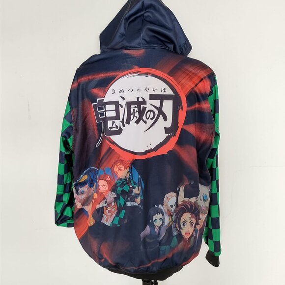 NEW anime Demon Slayer Kimetsu no yaiba tanjiro inosuke sweatshirt Unisex - Picture 3 of 5